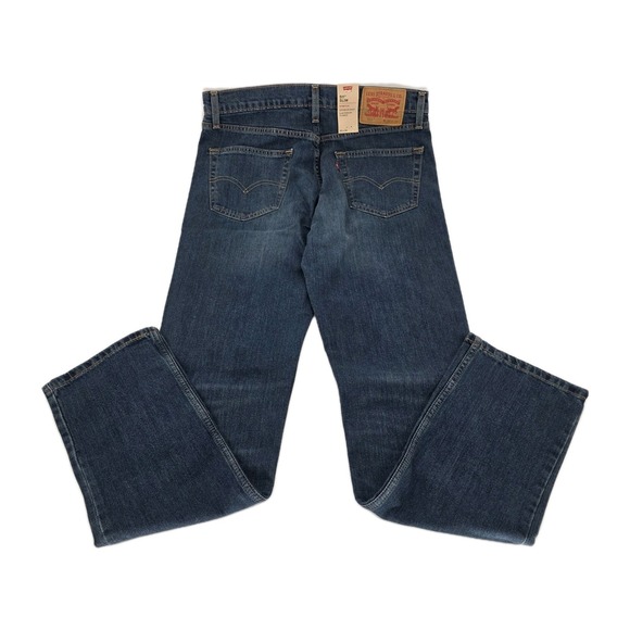 Levi 511 Slim Fit Mens 33 x 34 Jeans Mid Wash Stretch Denim Classic City New - Picture 4 of 8